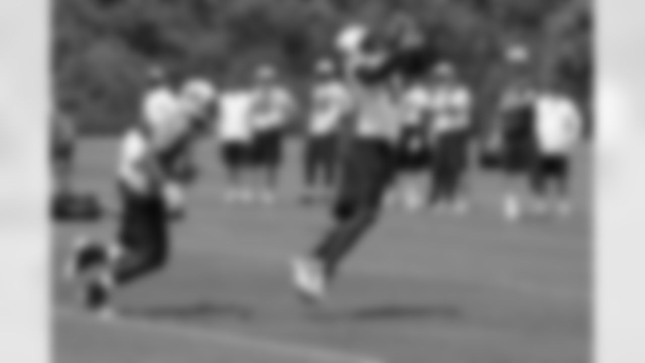 Titans players participate in an OTA (organized training activity) on Monday, June 14, 2010 at Baptist Sports Park in Nashville, Tenn.