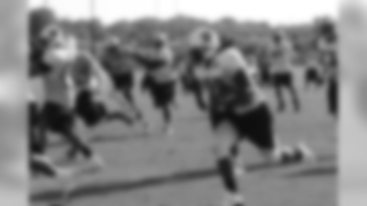 Titans players practice during training camp on Thursday, Aug. 19, 2010 at Baptist Sports Park in Nashville, Tenn.