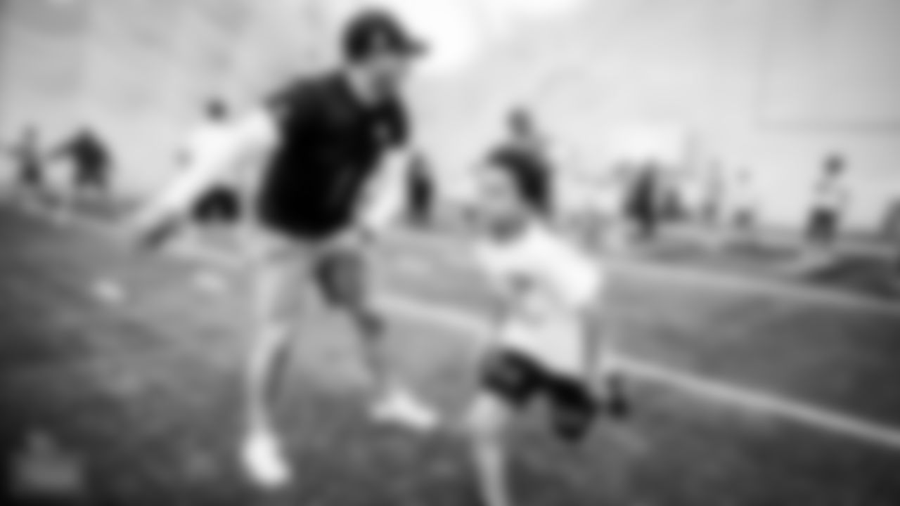 NASHVILLE, TN - May 20, 2023 - The Tim Shaw football camp was hosted by the Tennessee Titans at the ASTSP Indoor field. Photo By Joe Howell/Tennessee Titans