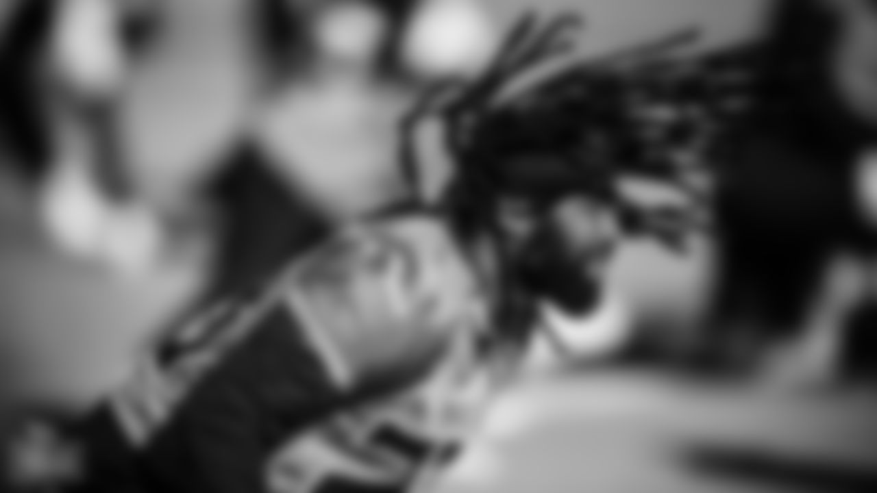 Shyheim Carter during practice at Ascension Saint Thomas Sports Park on January 04, 2023 in Nashville, TN. Photo By Donald Page/Tennessee Titans