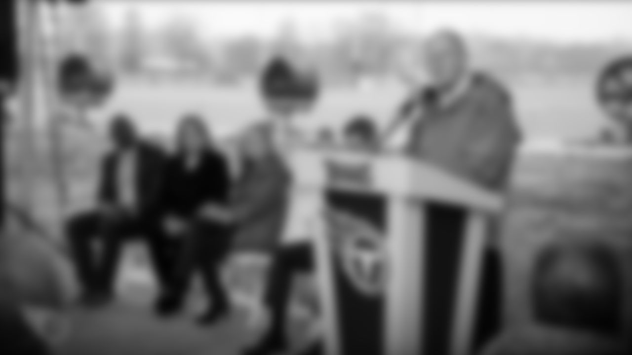 NASHVILLE, TN - DECEMBER 13, 2019 - Senator Lamar Alexander at the Groundbreaking Ceremony at Saint Thomas Sports Park in Nashville, TN. Photo By Donald Page/Tennessee Titans