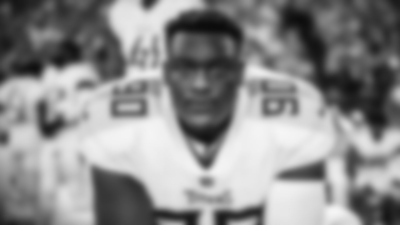 Defensive tackle Naquan Jones #90 of the Tennessee Titans before the Monday Night Football game between the Tennessee Titans and the Buffalo Bills at Highmark Stadium on September 19, 2022 in Buffalo, New York. Photo By Cameron Faulkner/Tennessee Titans