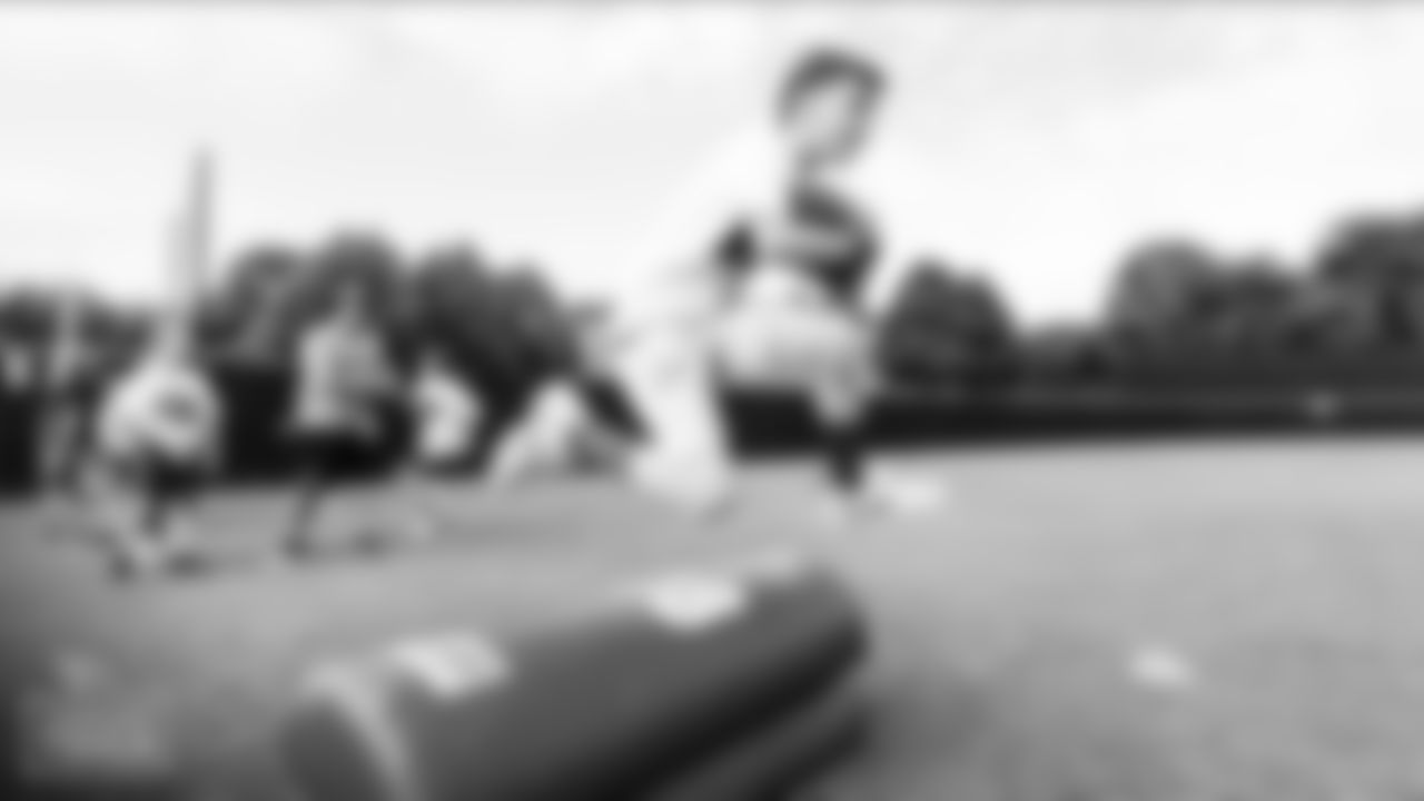Youth Football Camp at Christ Presbyterian Academy on June 8, 2022 in Nashville, TN. Photo By Cameron Faulkner/Tennessee Titans