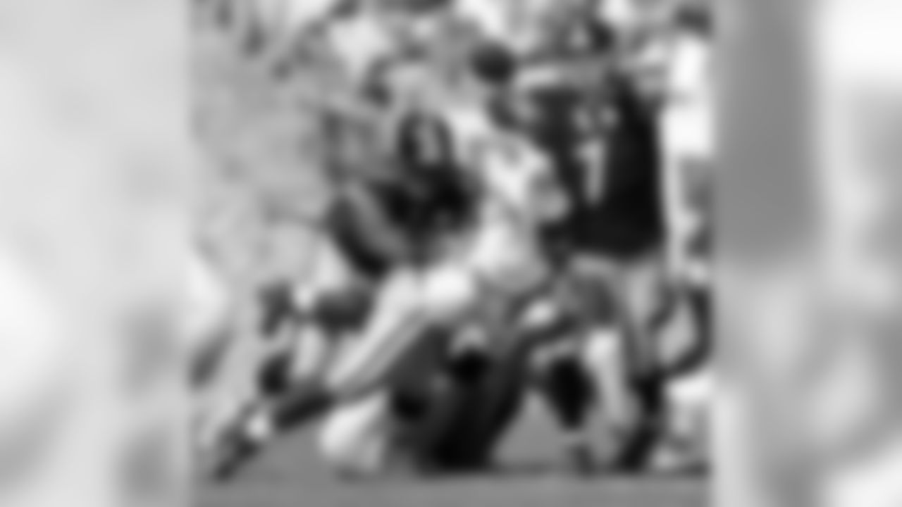 Derrick Morgan was selected by Tennessee with the 16th overall pick of the 2010 NFL Draft.