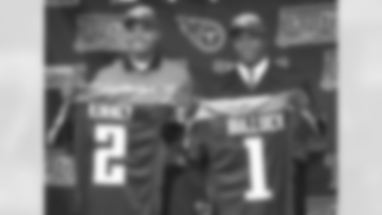 Keith Bulluck and Erron Kinney were the first and second selections made by the Titans in the 2000 NFL Draft.