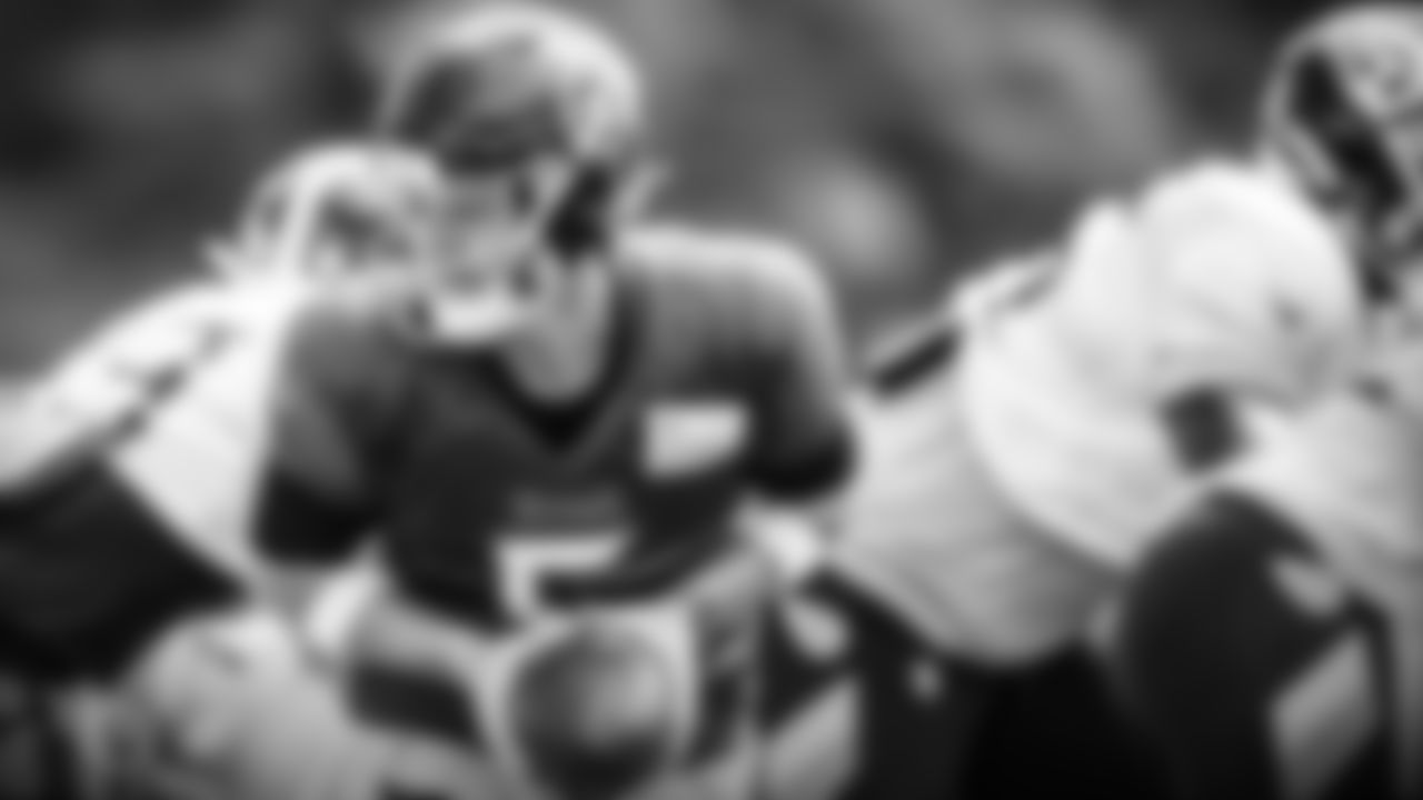 NASHVILLE, TN - AUGUST 20, 2020 - Quarterback Logan Woodside #5 of the Tennessee Titans during practice at Saint Thomas Sports Park in Nashville, TN. Photo By Donald Page/Tennessee Titans