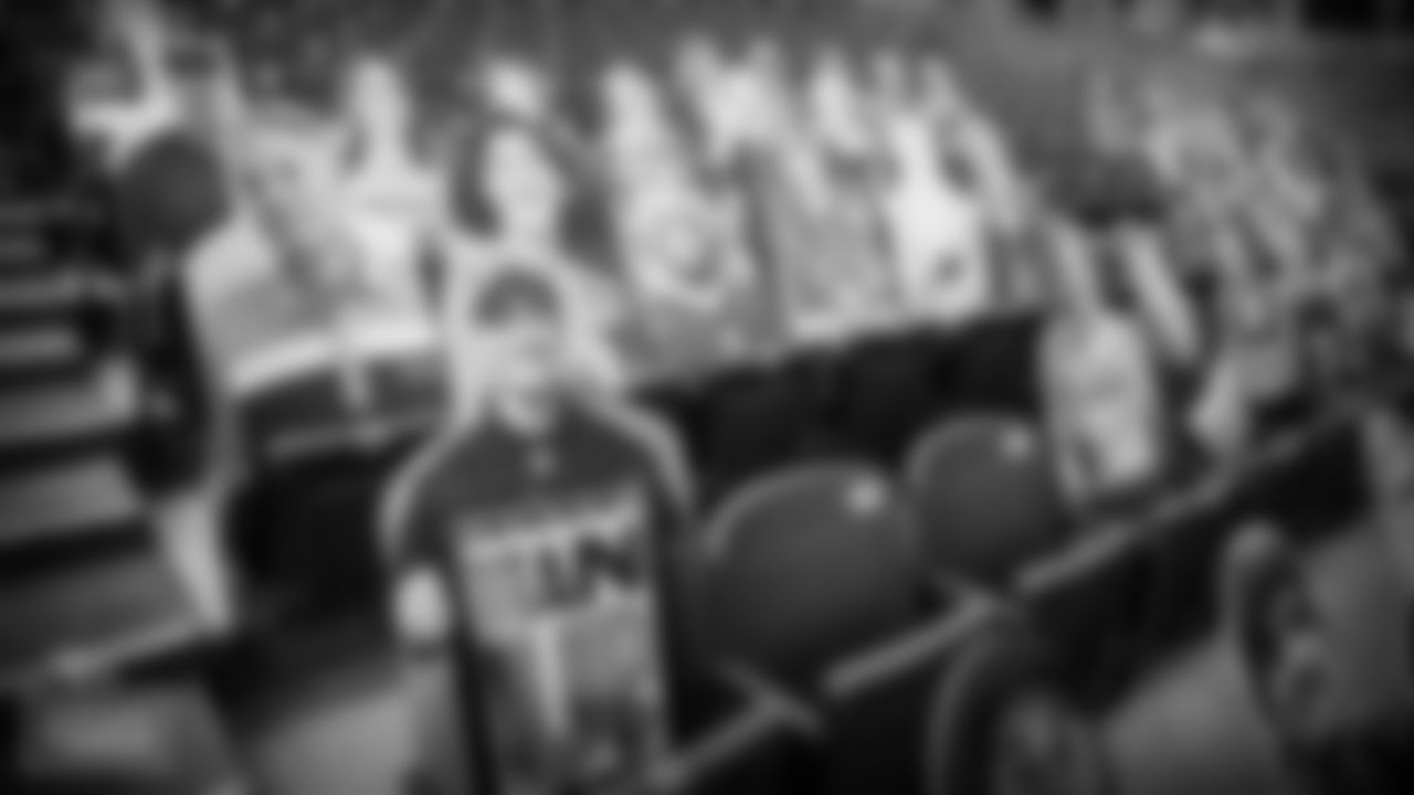 NASHVILLE, TN - SEPTEMBER 18, 2020 - Cutouts of fans in the stands at Nissan Stadium in Nashville, TN. Photo By Donald Page/Tennessee Titans