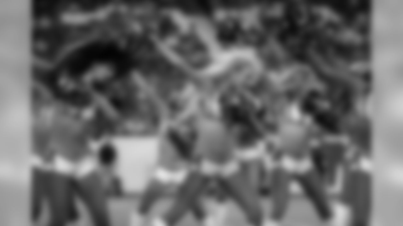 Tennessee Titans cheerleaders perform in the first half of a preseason NFL football game between the Titans and the Minnesota Vikings Thursday, Aug. 30, 2018, in Nashville, Tenn. (AP Photo/James Kenney)