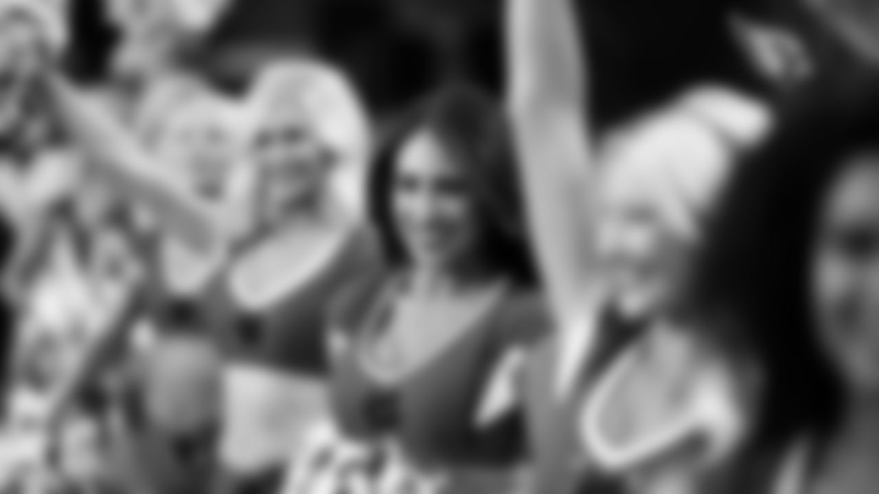 Images of the Cardinals cheerleaders during Thursday's preseason game against the Oakland Raiders