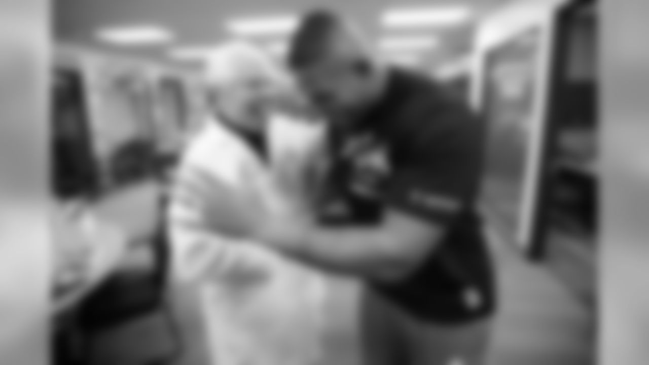 An image from November 27, 2018 of Rashod Hill and his family's visit to Starkey Hearing Technologies in Eden Prairie, Minnesota.