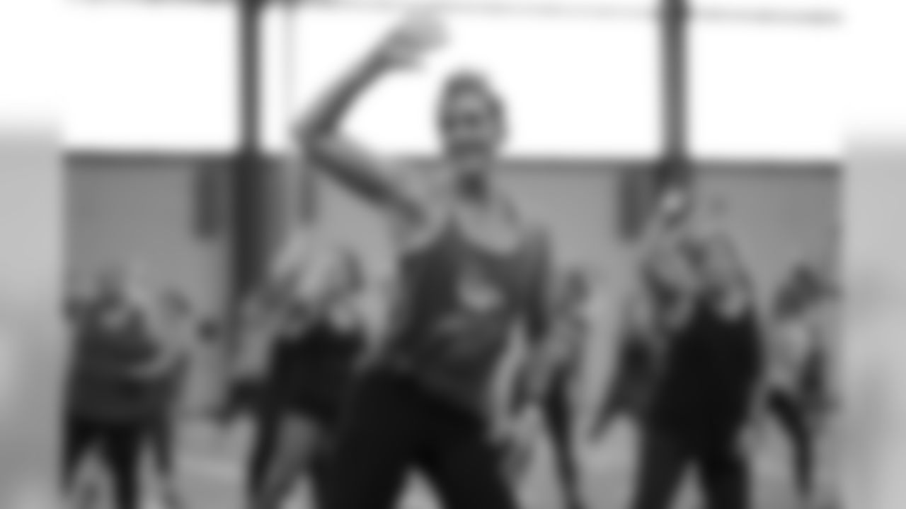 An image from July 18, 2018 of the Workout Wednesday Zumba session held at TCO Performance Center in Eagan, MN.
