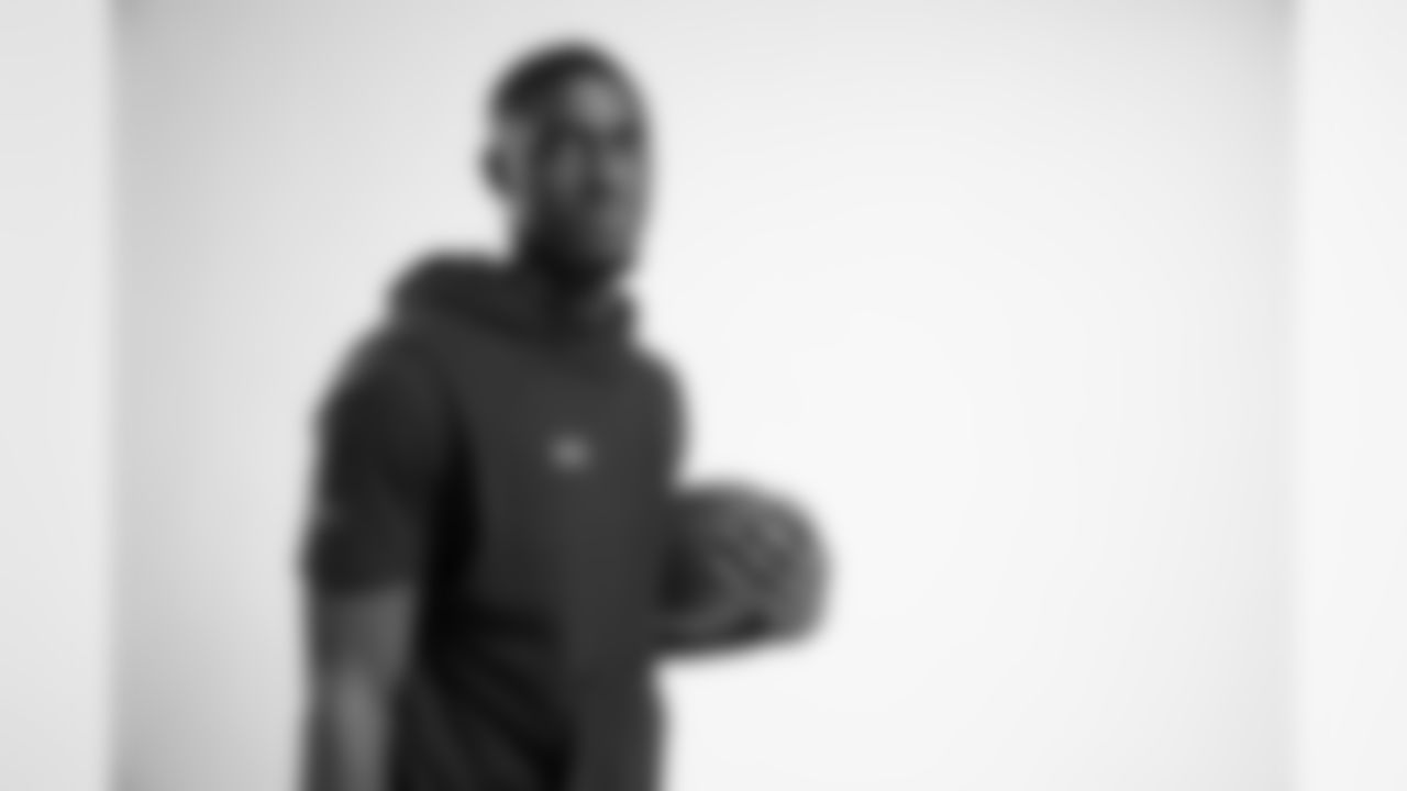 Portrait of Alabama defensive back Deionte Thompson taken during the NFL Scouting Combine, Sunday, March 3, 2019, in Indianapolis. (Todd Rosenberg/NFL)