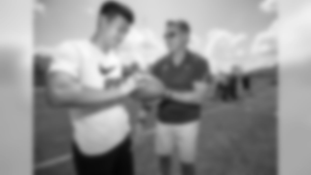 An image from July 30, 2018 of the Tottenham Hotspur visit and skills challenge at TCO Performance Center in Eagan, MN.