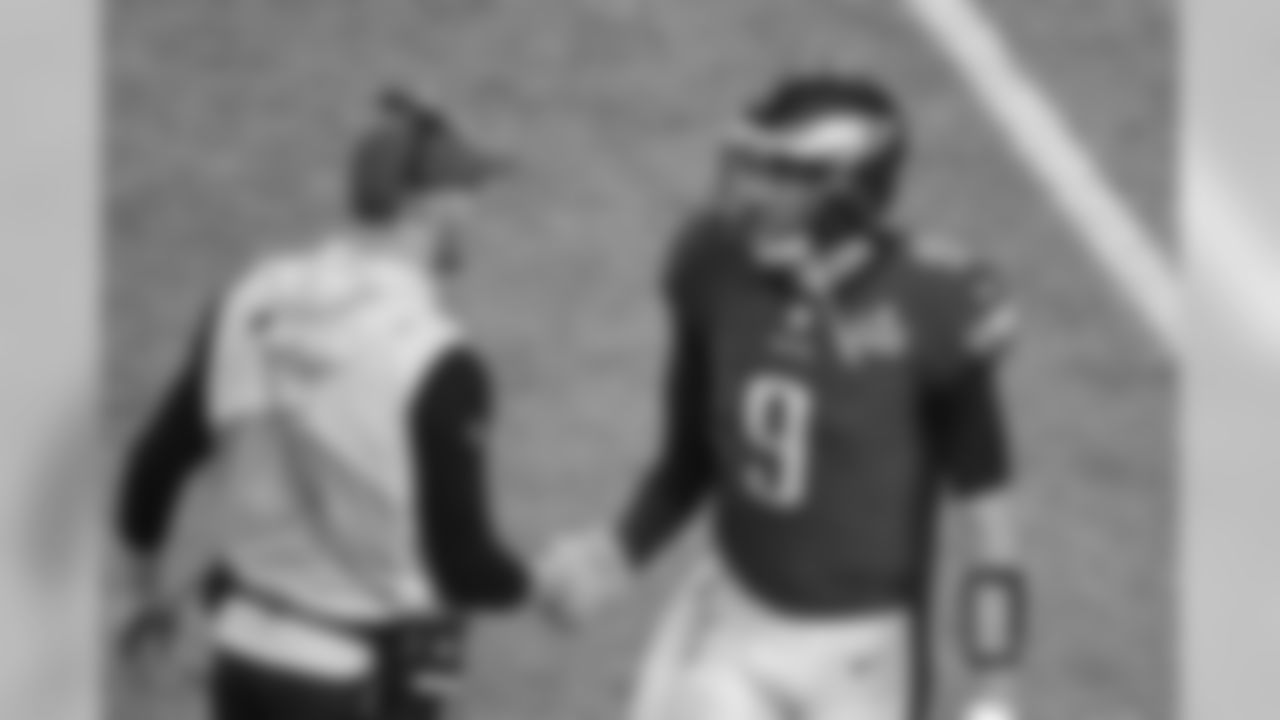 Eagles QB Nick Foles stepped up in Week 14 when Carson Wentz suffered a season-ending knee injury; Foles went on to earn Super Bowl MVP honors.