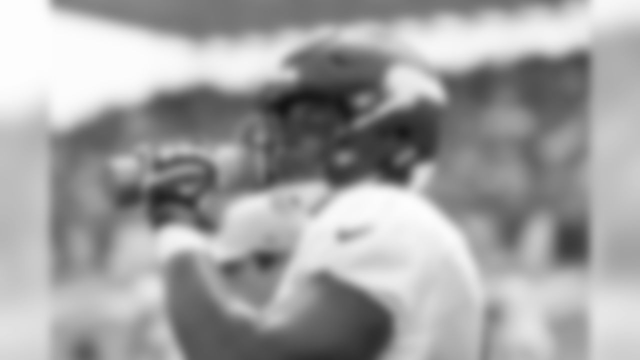 An image from the August 3, 2018 training camp practice at TCO Stadium in Eagan, MN.