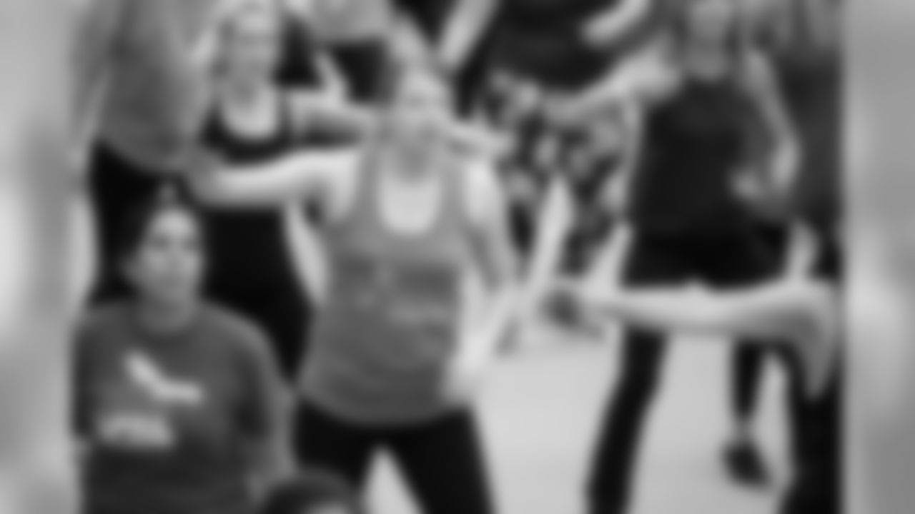 An image from October 10, 2018 of the Zumba Workout Wednesday at the Training HAUS in Eagan, Minnesota.