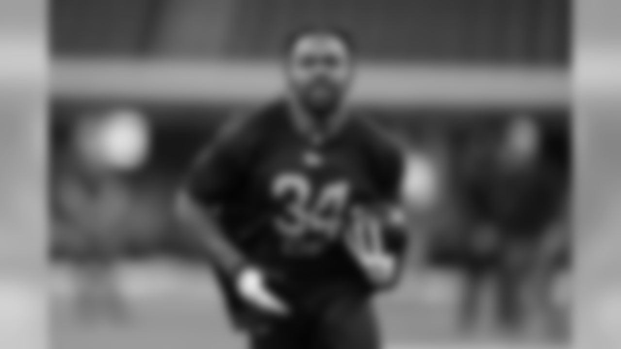 Georgia Southern defensive back Kindle Vildor runs a drill at the NFL football scouting combine in Indianapolis, Sunday, March 1, 2020. (AP Photo/Michael Conroy)