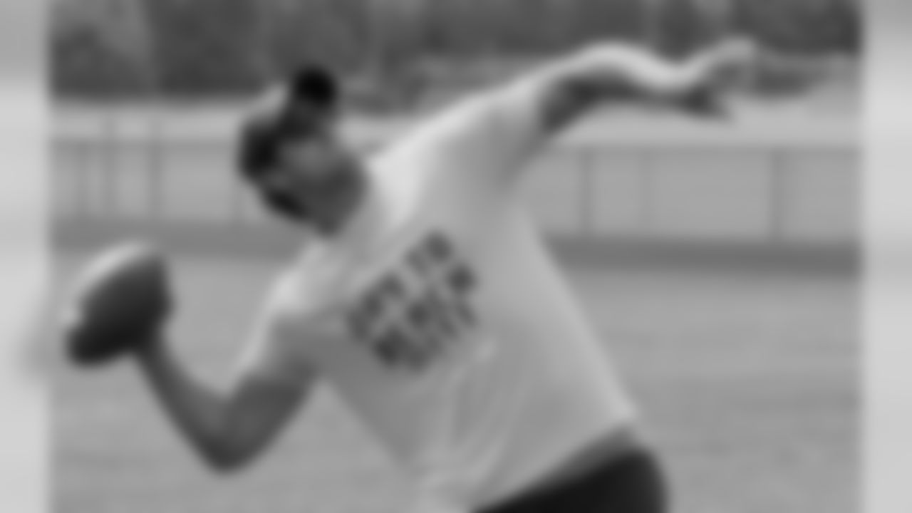 Chad Greenway was described by camp director Chad Harlander as "the biggest kid on the football field." Greenway fully participated in drills and encouraged campers.