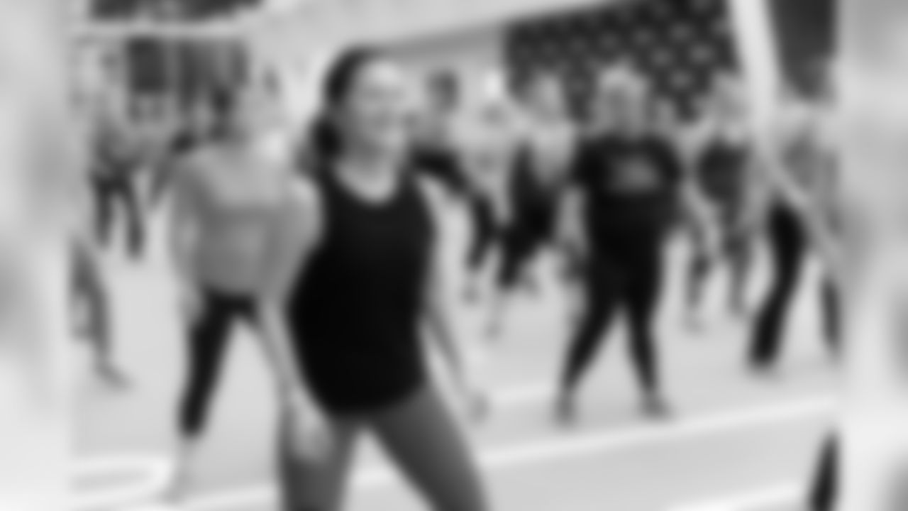 An image from October 10, 2018 of the Zumba Workout Wednesday at the Training HAUS in Eagan, Minnesota.