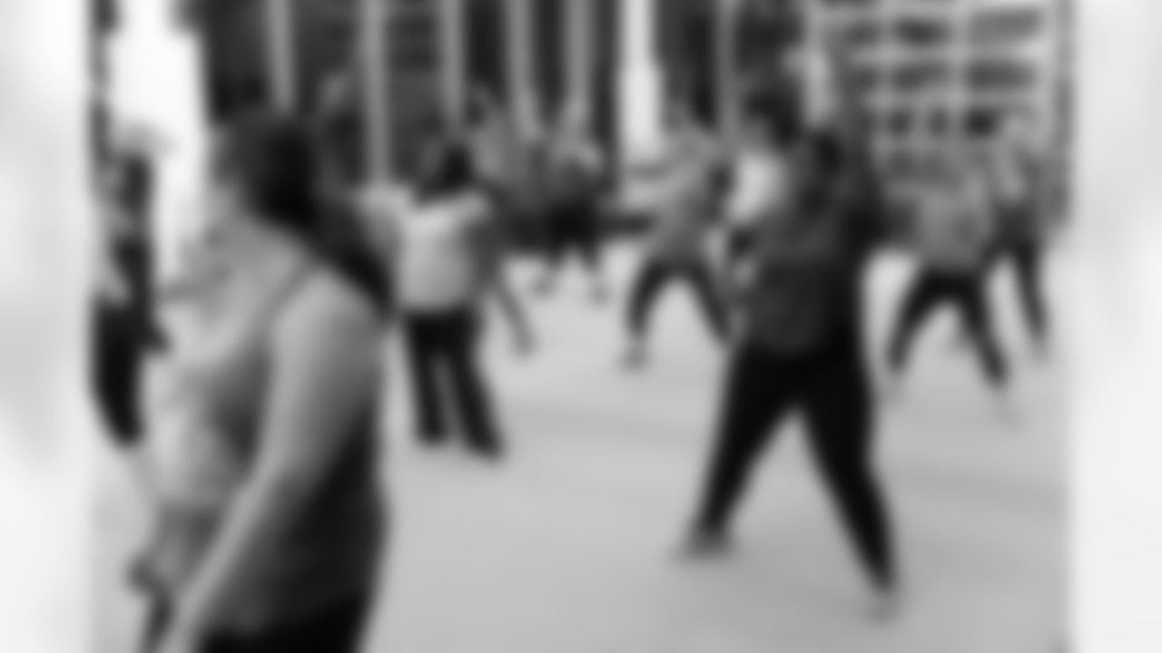 An image from October 10, 2018 of the Zumba Workout Wednesday at the Training HAUS in Eagan, Minnesota.