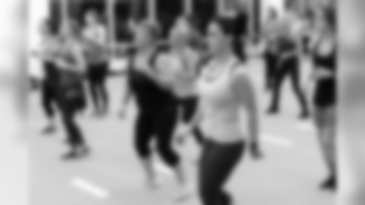 An image from October 10, 2018 of the Zumba Workout Wednesday at the Training HAUS in Eagan, Minnesota.