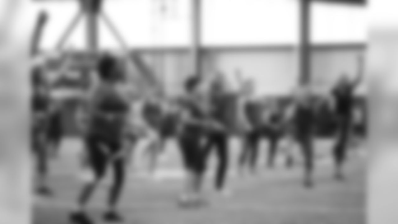An image from July 18, 2018 of the Workout Wednesday Zumba session held at TCO Performance Center in Eagan, MN.