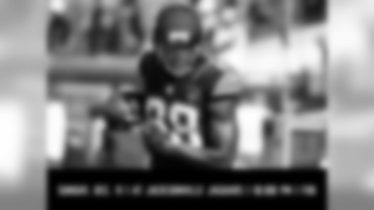 Allen Hurns caught 10 touchdowns and had 1,031 receiving yards in his second season with the Jaguars.