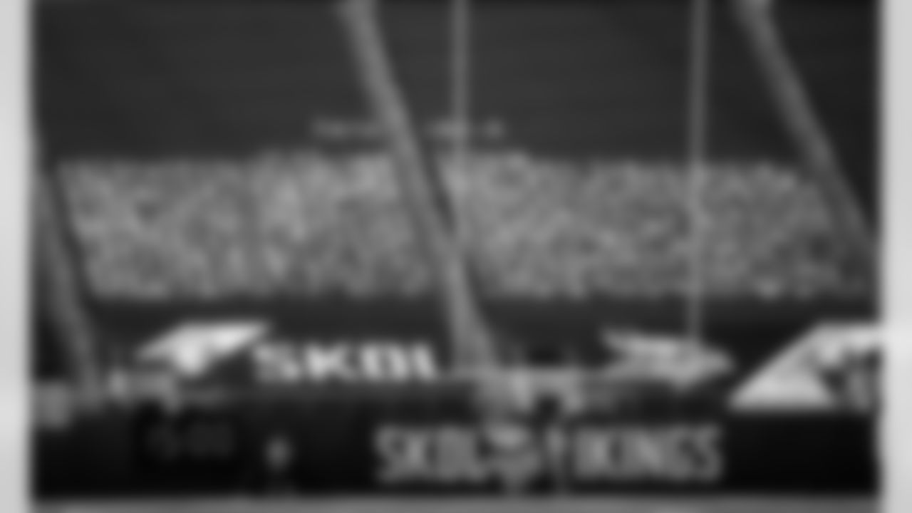 An image from September 13, 2020 regular season home game against the Green Bay Packers. The Vikings loss 34-43.