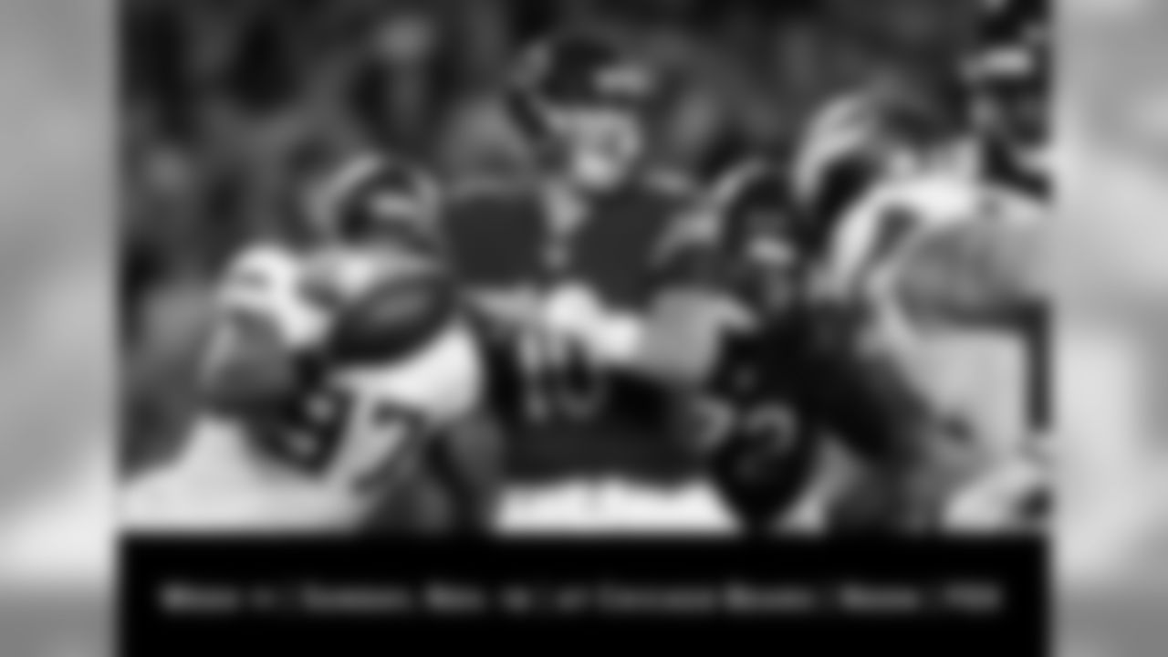 Quarterback Mitch Trubisky started 12 games in his rookie season, going 4-8 while completing 196 of 330 passes (59.4 percent) for 2,193 yards with seven touchdowns and seven interceptions.