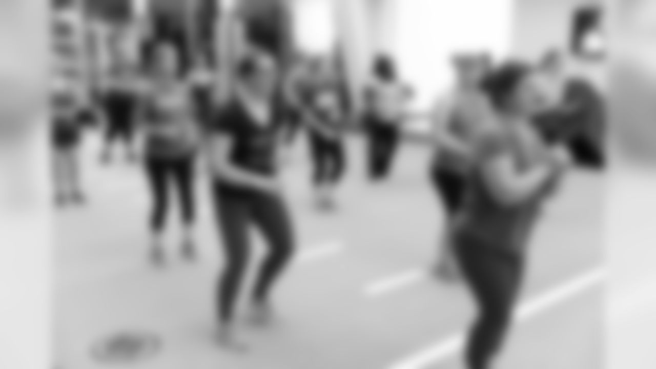 An image from October 10, 2018 of the Zumba Workout Wednesday at the Training HAUS in Eagan, Minnesota.