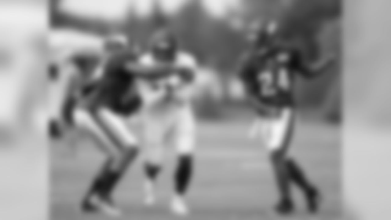 An image from the August 3, 2018 training camp practice at TCO Stadium in Eagan, MN.