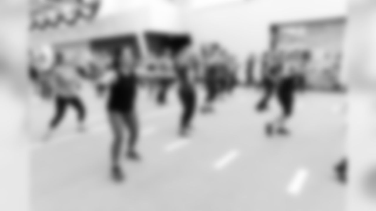 An image from October 10, 2018 of the Zumba Workout Wednesday at the Training HAUS in Eagan, Minnesota.