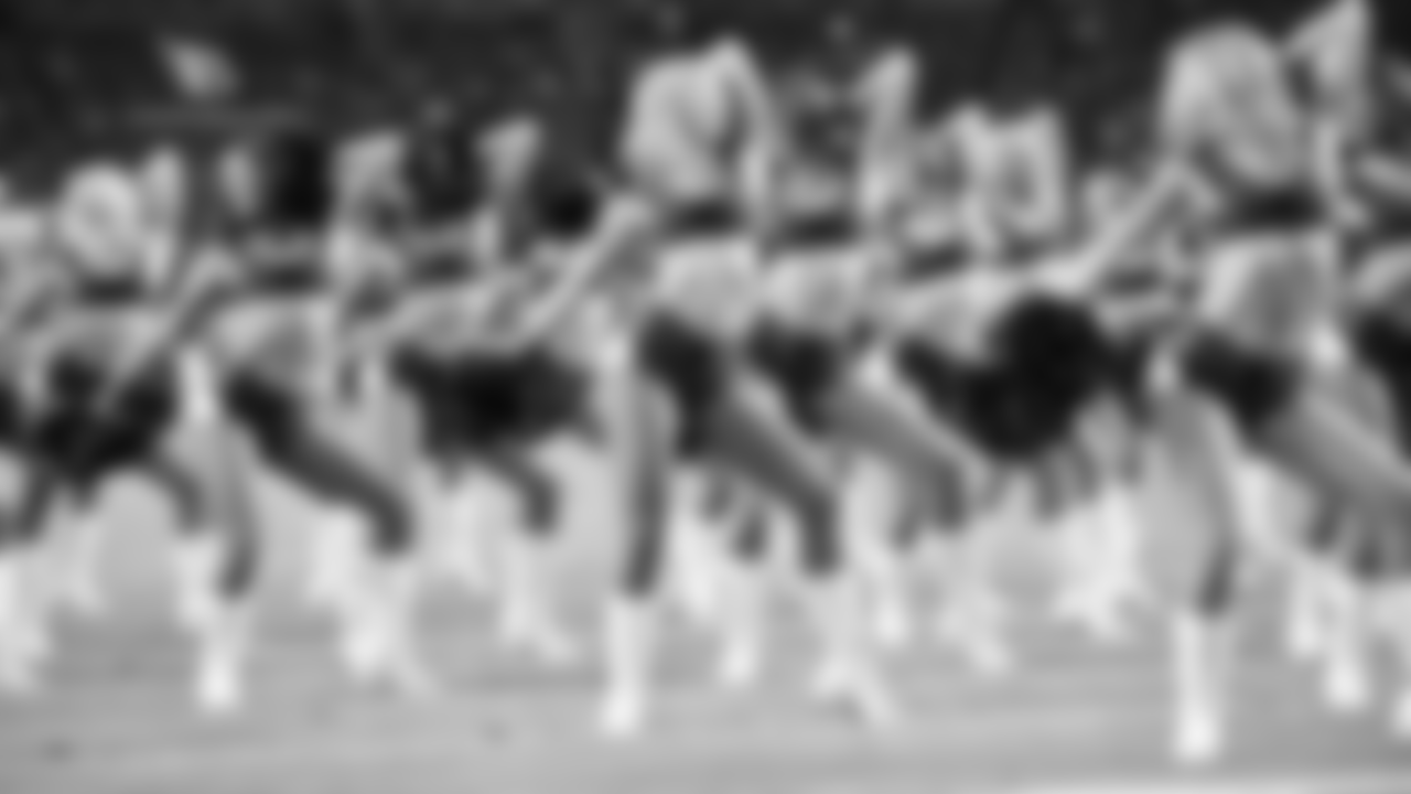 Images of the Cardinals cheerleaders during the second half of the preseason opener against the Chargers