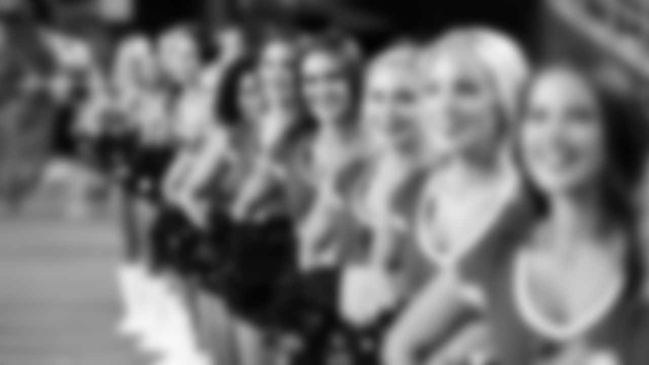 Images of the Cardinals cheerleaders during the second half of the preseason opener against the Chargers