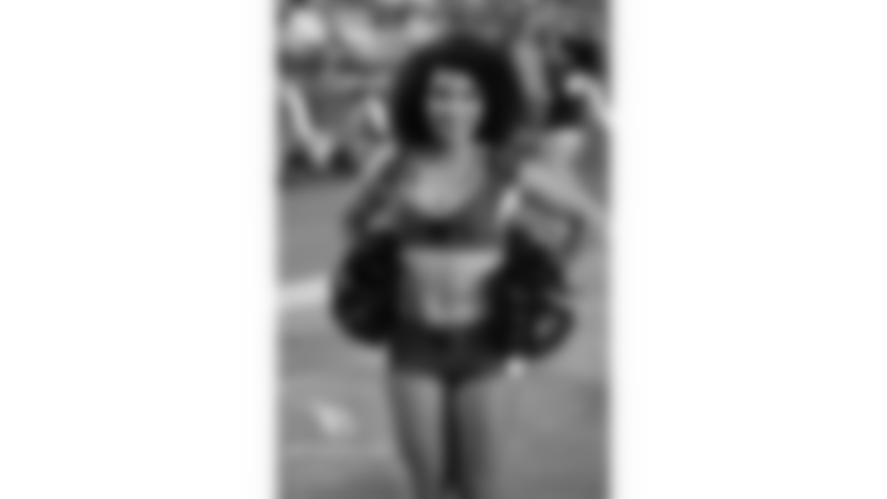 Images of the Cardinals cheerleaders during the second half of the preseason opener against the Chargers
