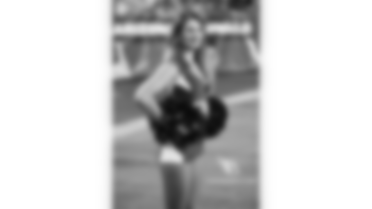 Images of the Cardinals cheerleaders during the second half of the preseason opener against the Chargers