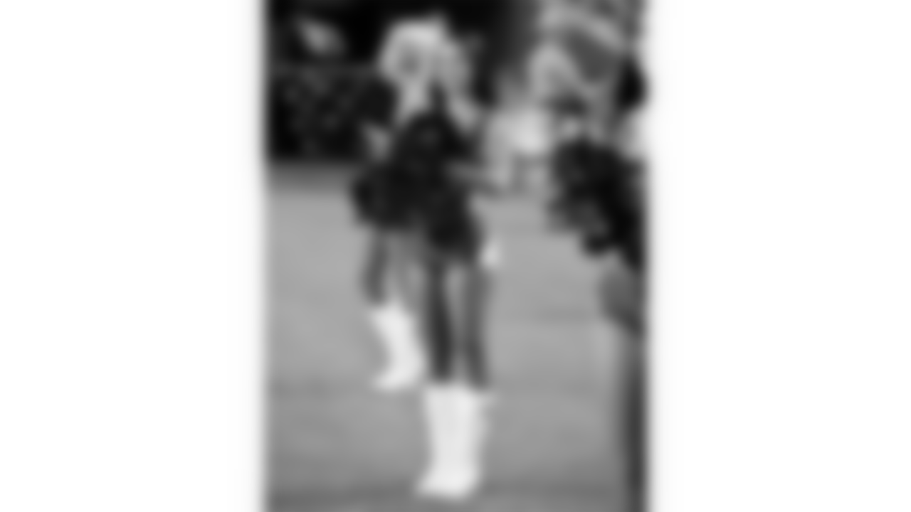 Images of the Cardinals cheerleaders during the second half of the preseason opener against the Chargers