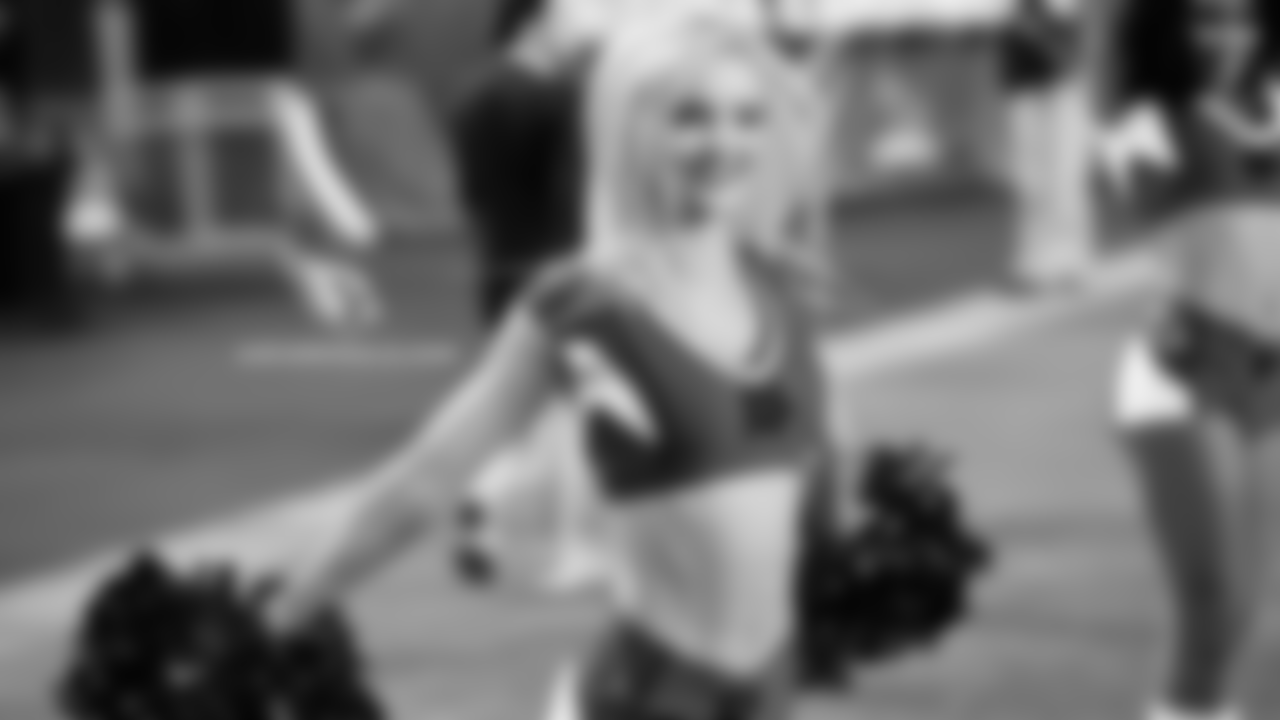 Images of the Cardinals cheerleaders during the second half of the preseason opener against the Chargers