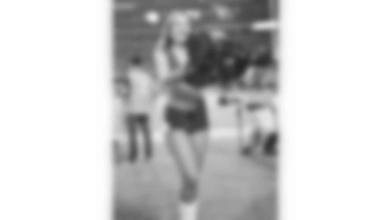 Images of the Cardinals cheerleaders during the second half of the preseason opener against the Chargers