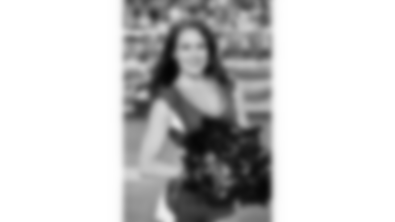 Images of the Cardinals cheerleaders during the second half of the preseason opener against the Chargers