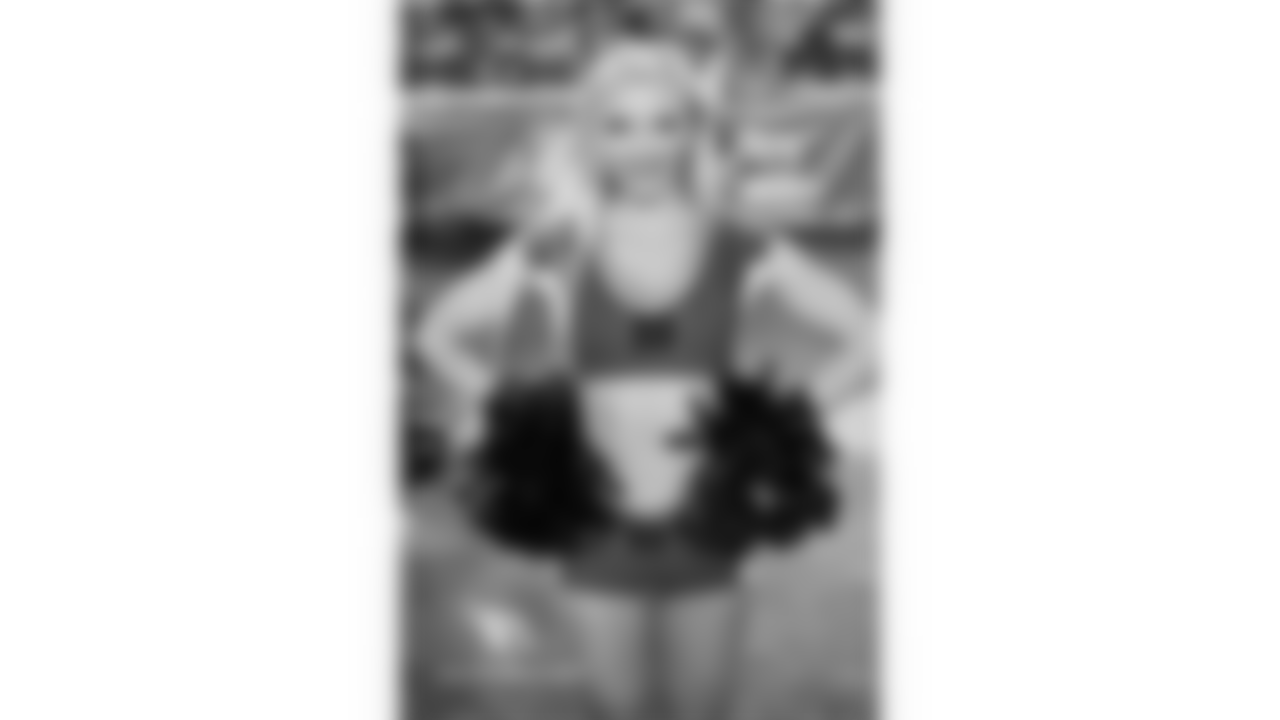 Images of the Cardinals cheerleaders during the second half of the preseason opener against the Chargers