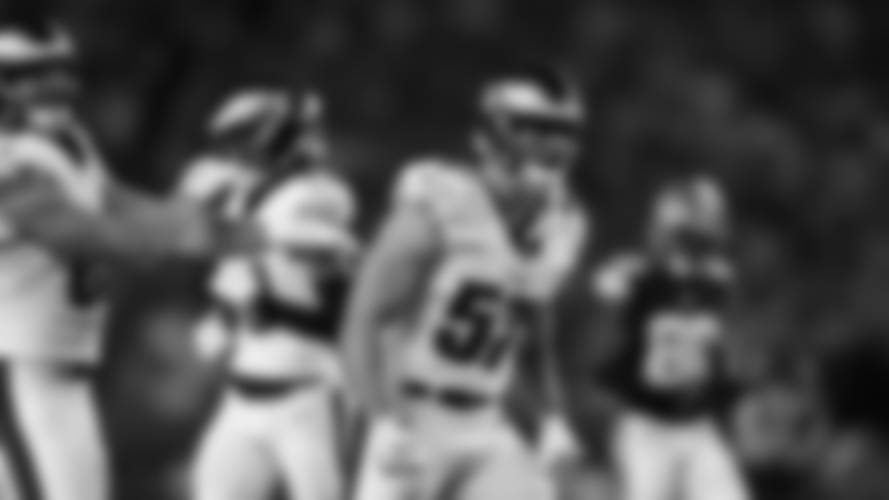 TE Brady Russell and LB Ben VanSumeren