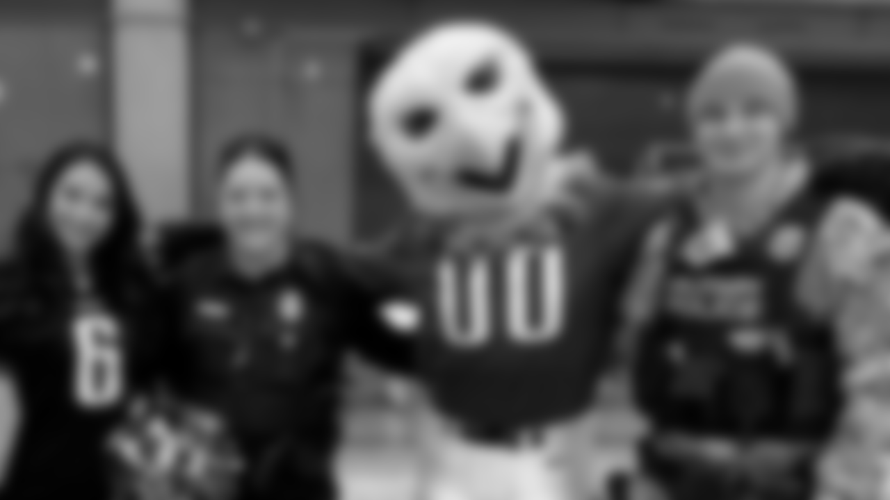 Julia and Swoop spent time with military police and emergency responders on base in Alaska.