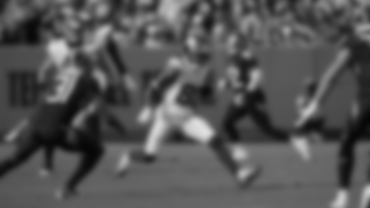 WR Richie James caught five passes for 59 yards and returned five punts for 62 yards (12.4 avg.)