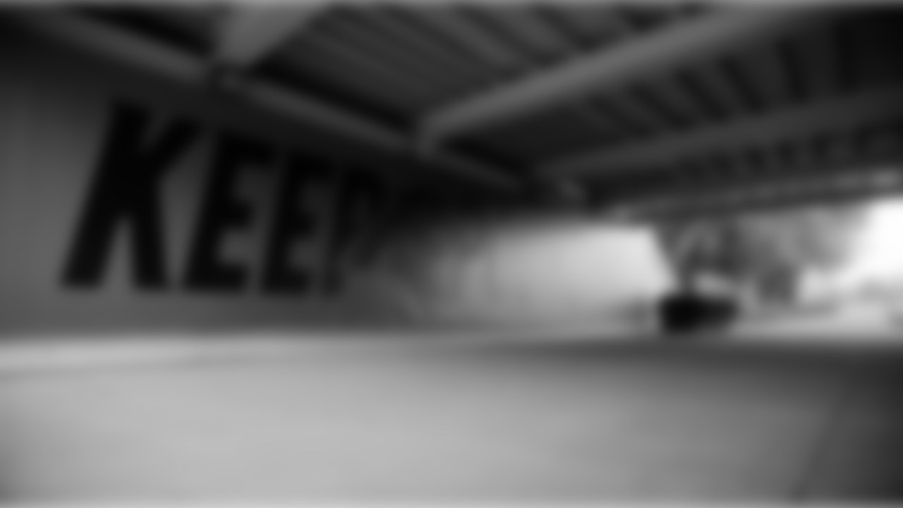 The Carolina Panthers tunnel from Bank of America Stadium to the Atrium Health practice fields in Charlotte, N.C.