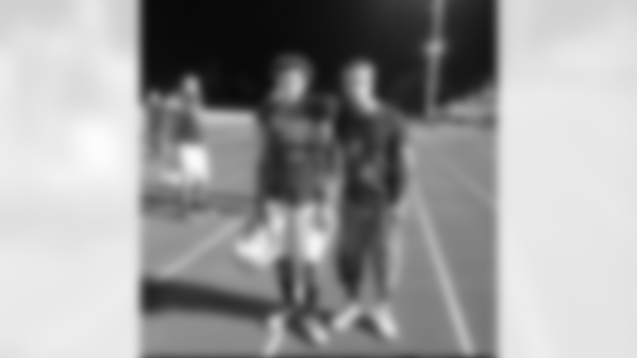 @eighttodanine It's truly been a joy watching ya grow into a lil man @austin6_ finally get a chance to watch you play in a Highschool game.. #seniornight