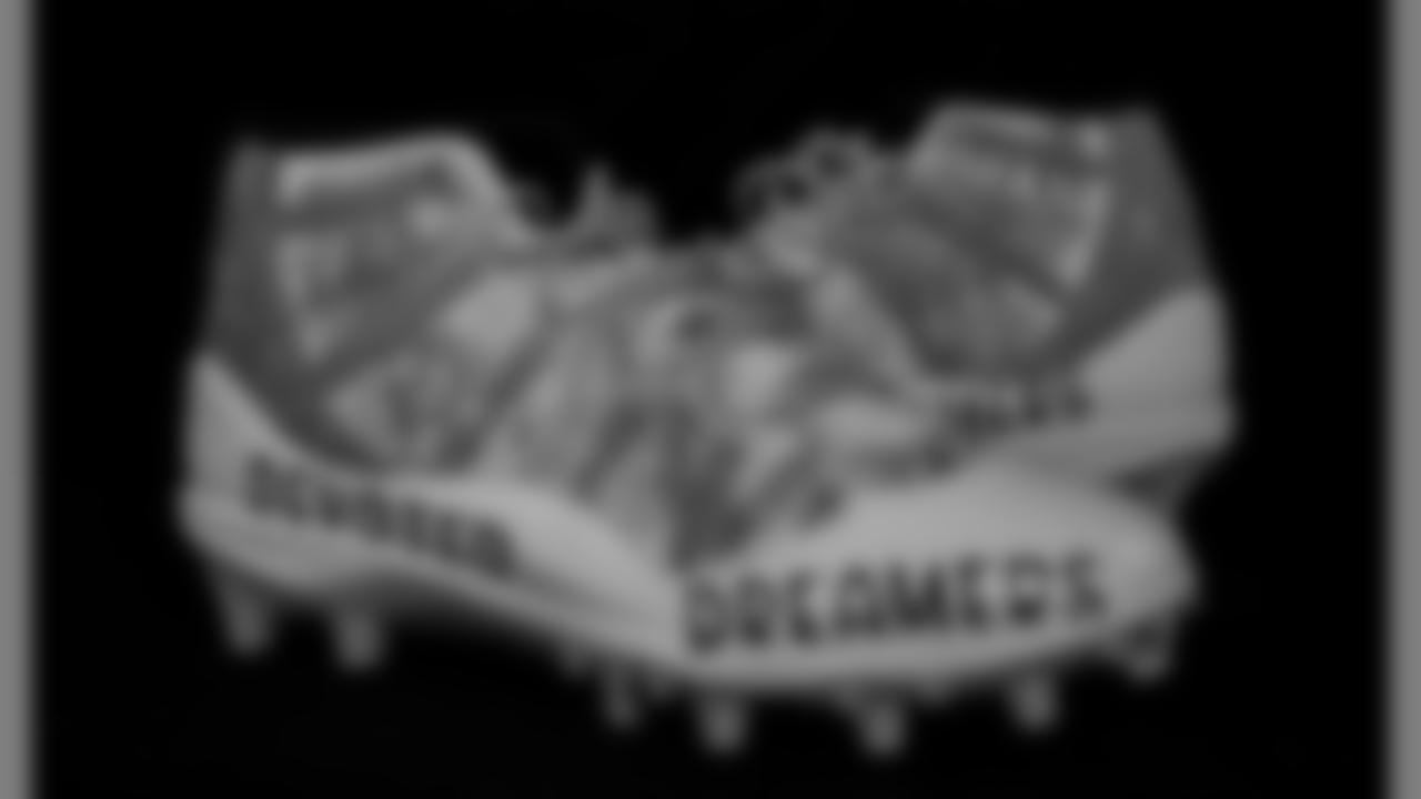 New Orleans Saints players reveal the cleats for NFL initiative "My Cause My Cleats" and will play in the customized shoes on December 8, 2019 at Mercedes-Benz Superdome