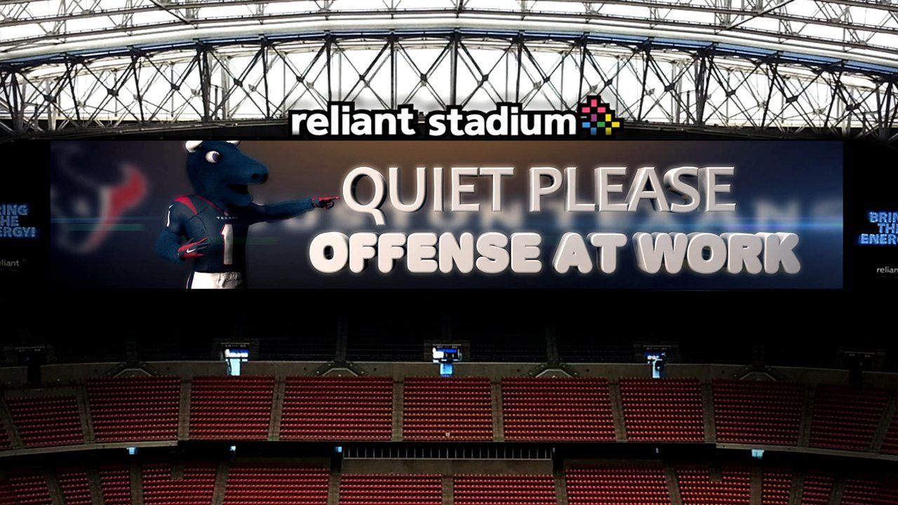 Reliant Stadium videoboard renderings