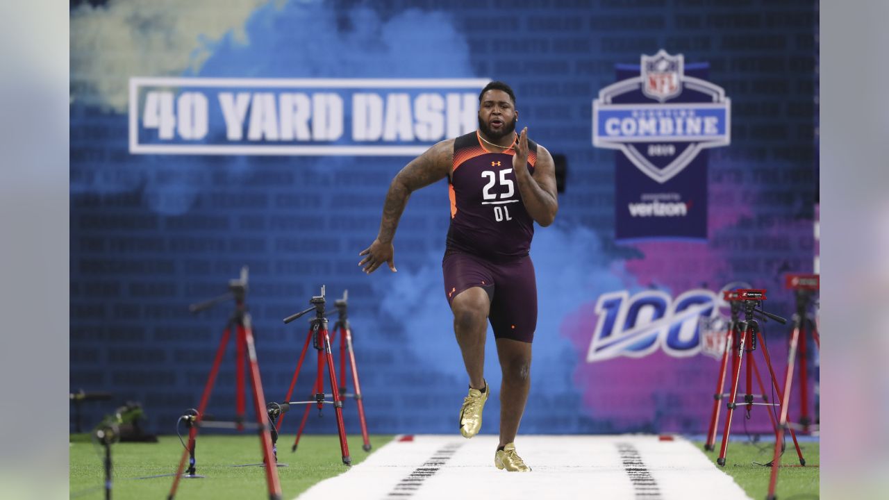 Alabama State offensive lineman Tytus Howard's full 2019 NFL Scouting  Combine workout 