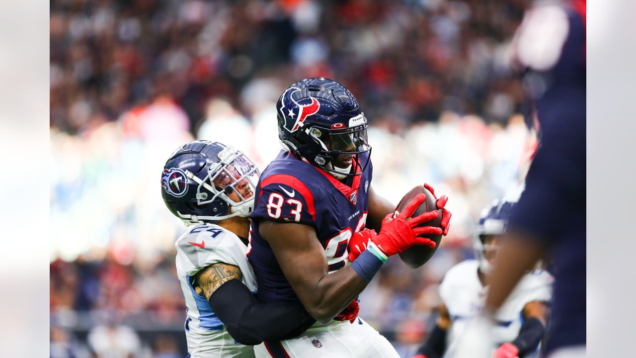 August 24th, 2019:.Houston Texans tight end Jordan Thomas (83